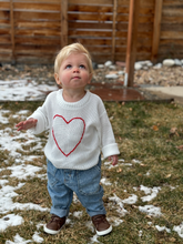 Load image into Gallery viewer, Lil Love Sweater (White)
