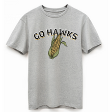 Load image into Gallery viewer, Go Hawks Tee - Heather Grey
